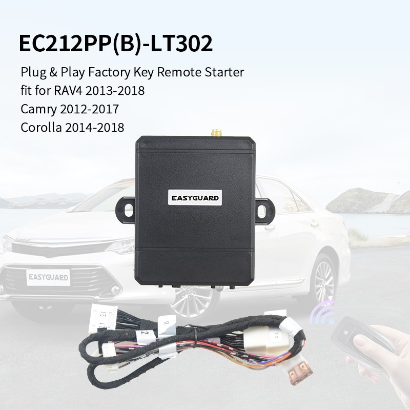 EASYGUARD Plug Plug Remote Starter Toyota RAV4 Corolla Camry Avalon Levin Prius