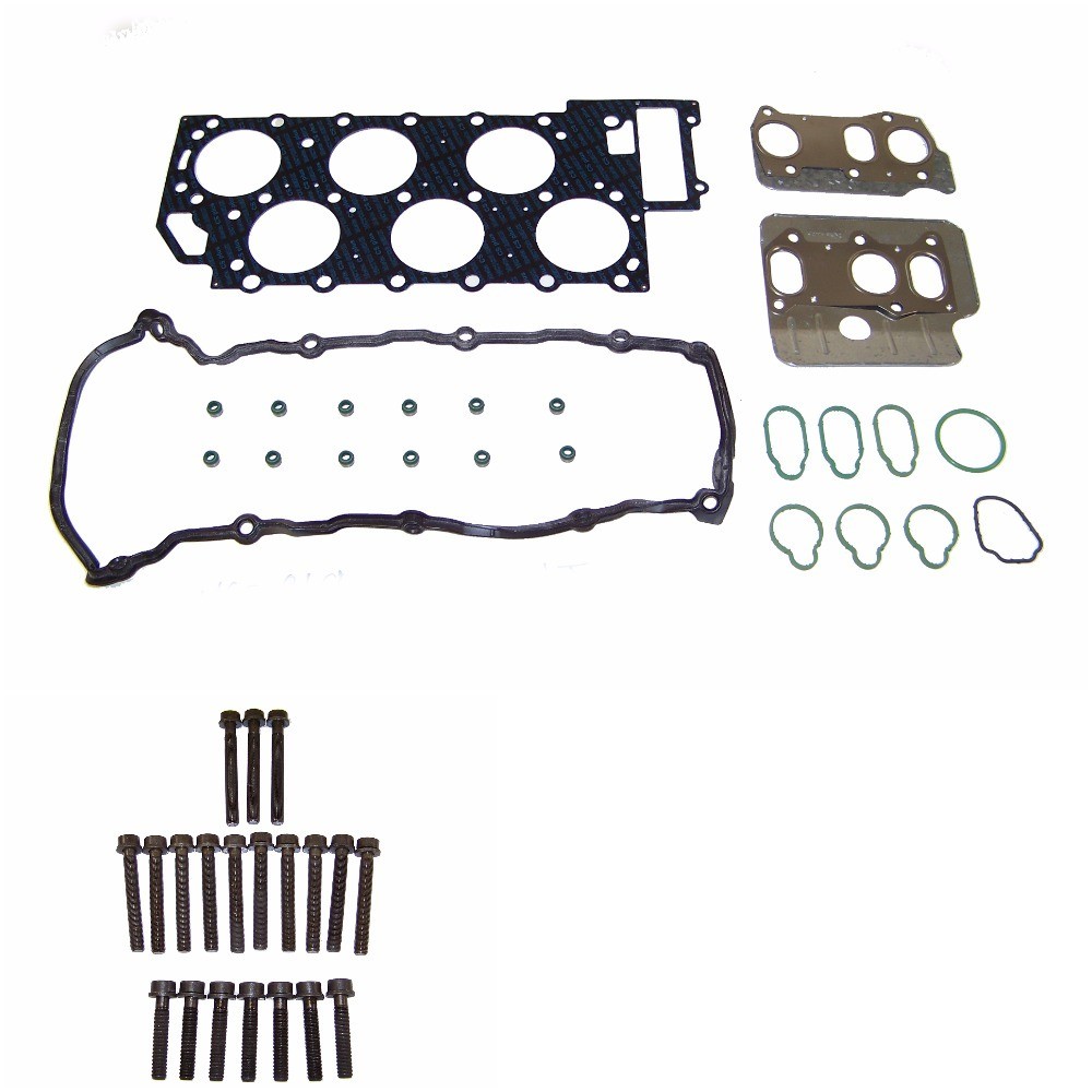 Head Gasket Set Head Bolts Fits 99-02 Volkswagen Jetta Golf 2.8 V6