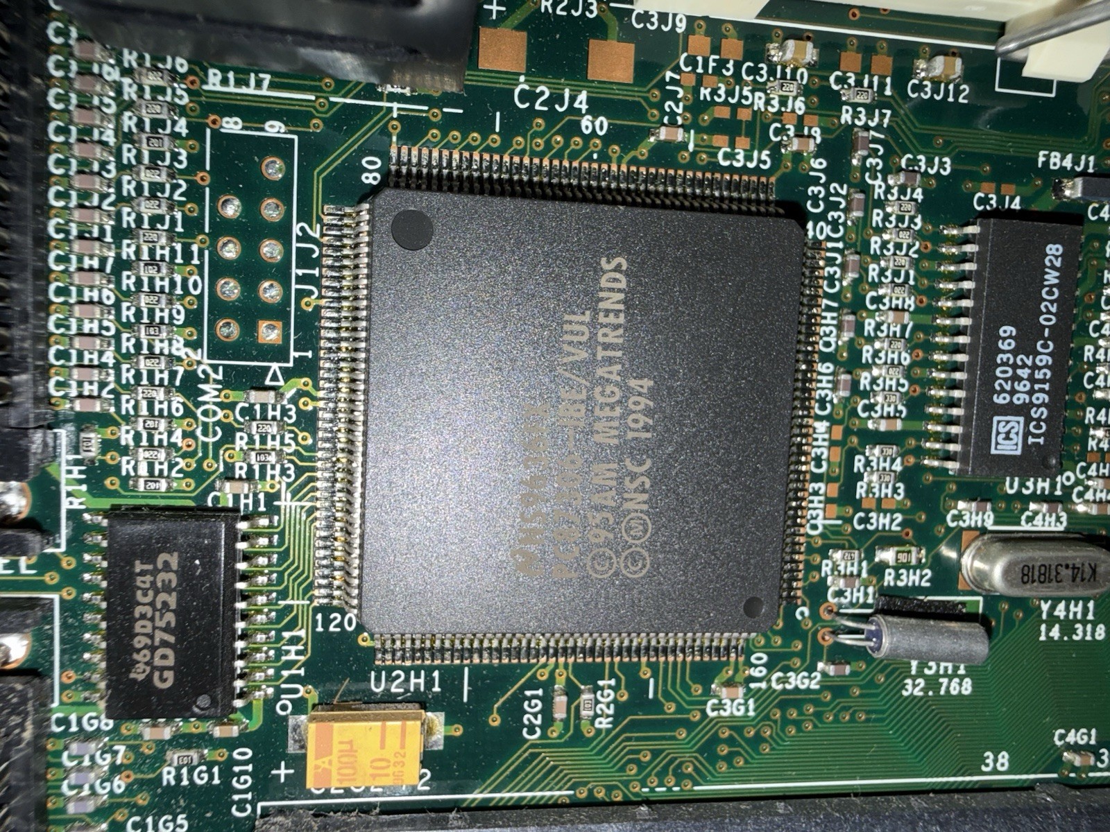 VTG TriGem Intel Pentium Desktop Computer Tower Socket 7 ISA /PCI-16x CdROM