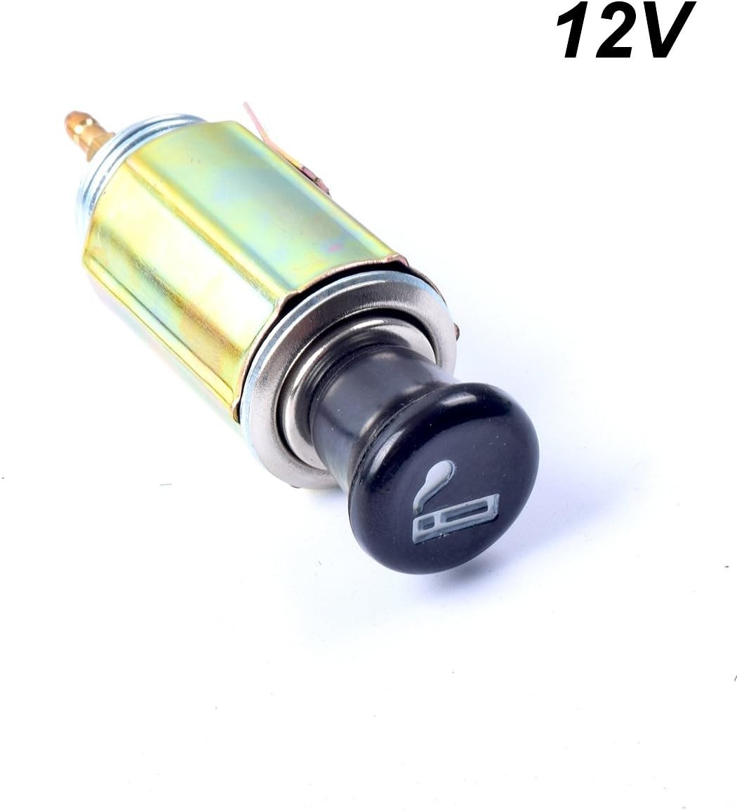 EKYLIN 12V Car Cigarette Lighter Replacement Plug & Socket Assembly Set