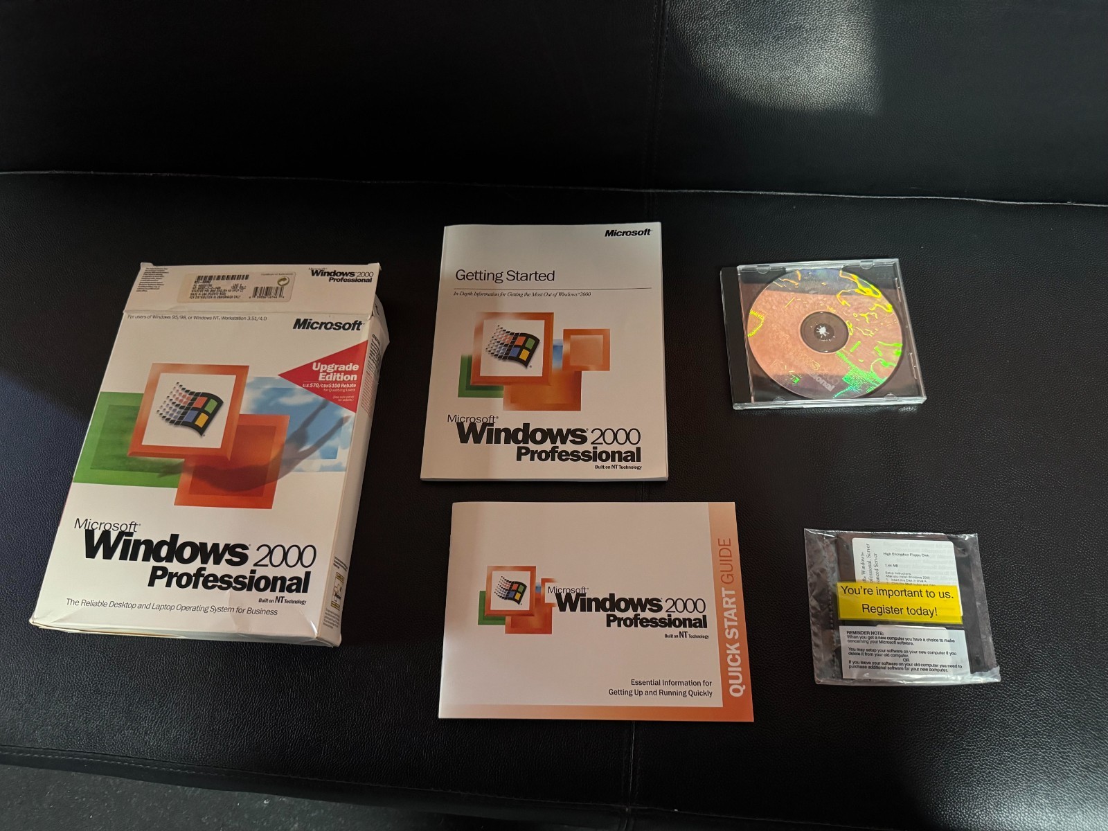 Microsoft Windows 2000 Professional Retail Box,  Upgrade Edition