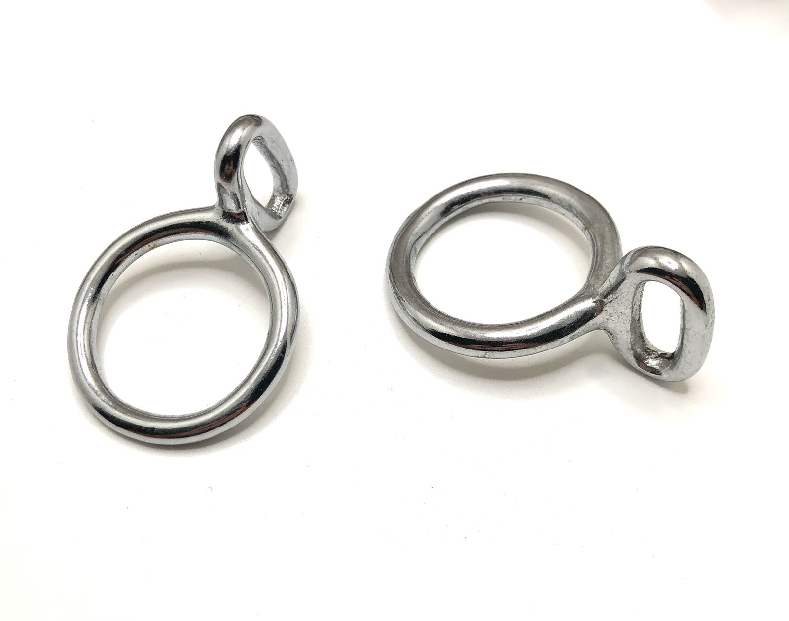 LOT 2: Fixed Loop And Ring 1" Loop, 1-1/2" Ring,   Chrome Plated
