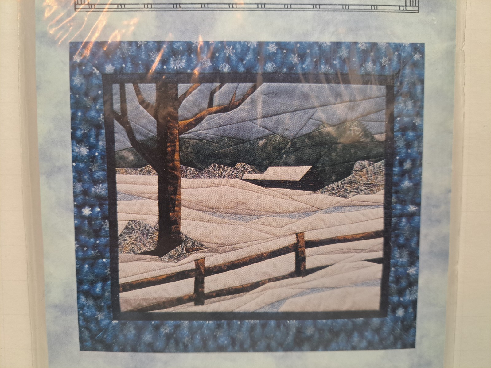 England Design Studios Pattern - Snow Scene (15.5" x 17.5") #SS-501 - Uncut