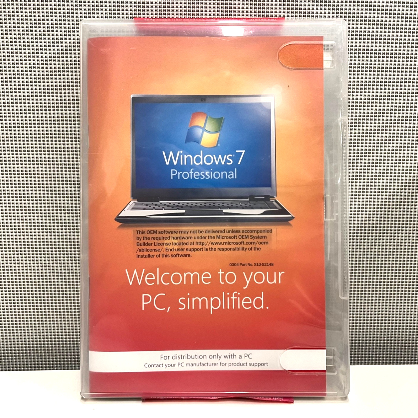 Microsoft Windows 7 Professional 64-Bit Full Version DVD