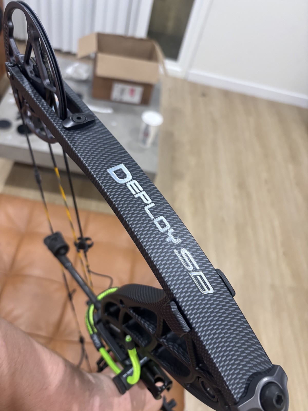 Diamond Archery Deploy SB Carbon Compound Bow Package & Trophy Ridge Accessories
