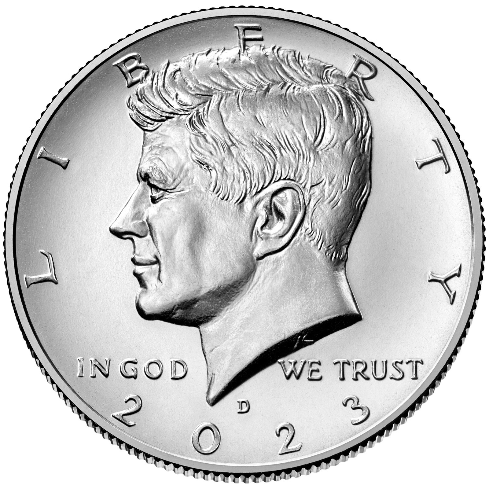 2023 D BU Kennedy Half Dollar - ONE coin - In Stock - FREE Ship TODAY!!
