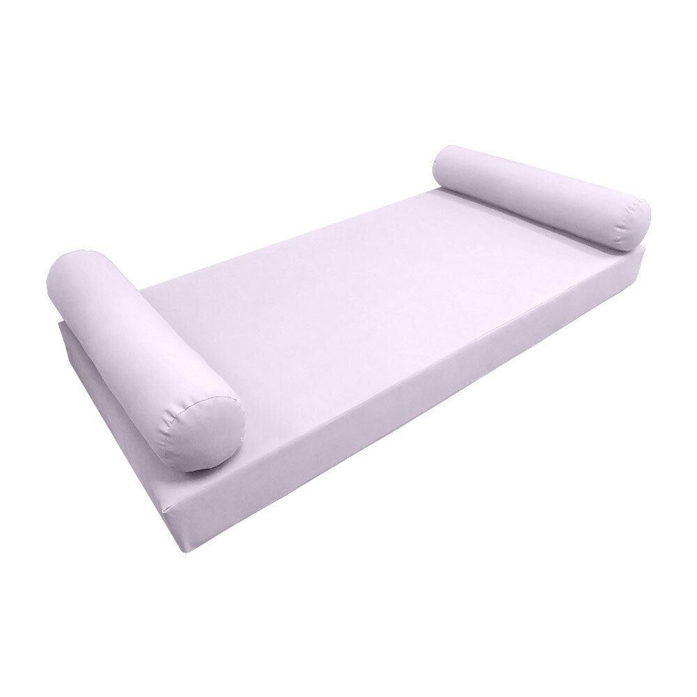 |SLIPCOVER ONLY|S5 Daybed Mattress Bolster Pillow Cover Knife Edge Full AD107