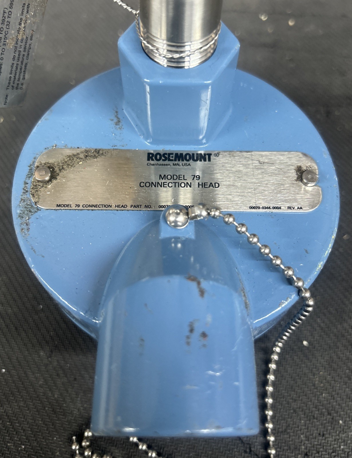 Rosemount Model 79 Connection Head 12"