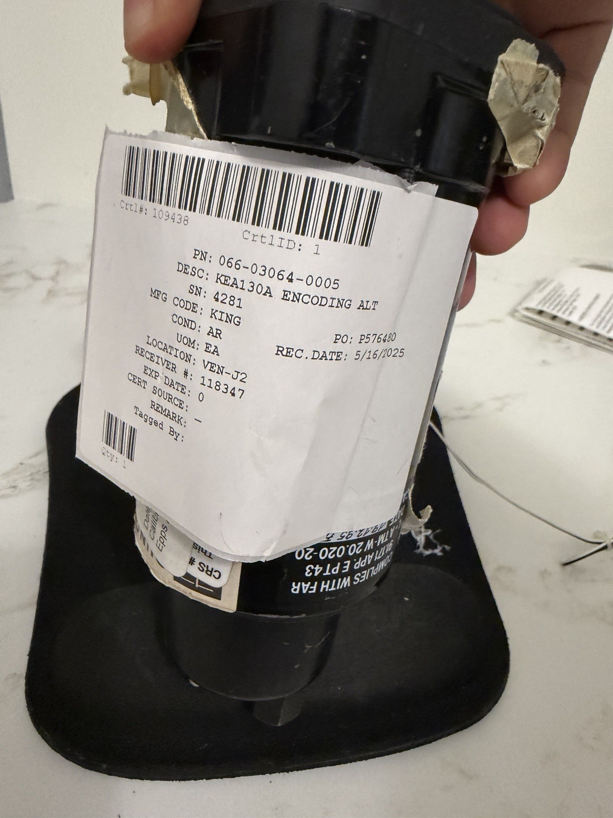 Bendix/King KEA 130A Encoding Altimeter PN: 066-03064-0005 Serviceable