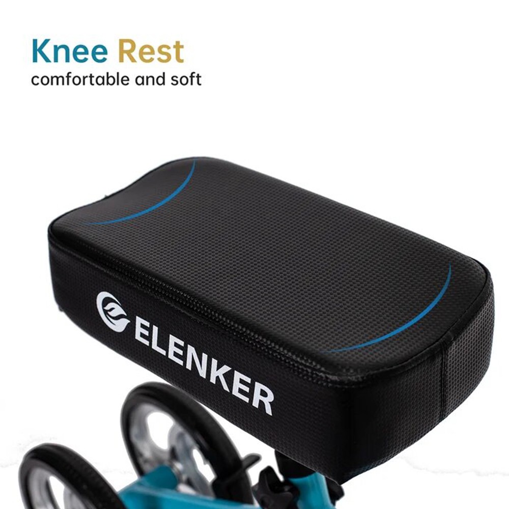 2026 Deluxe Medical Aid Knee Scooter Steerable Knee Walker Wheelchair Stand up