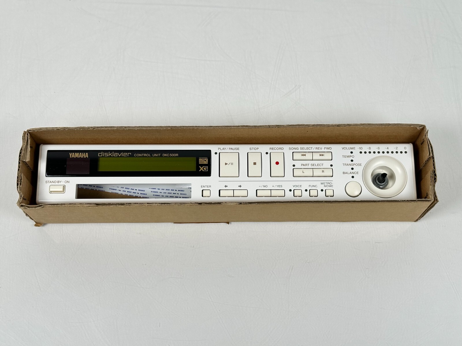 (NEW OLD STOCK) Yamaha Disklavier DKC500R White Shiny Faceplate / Front Assembly