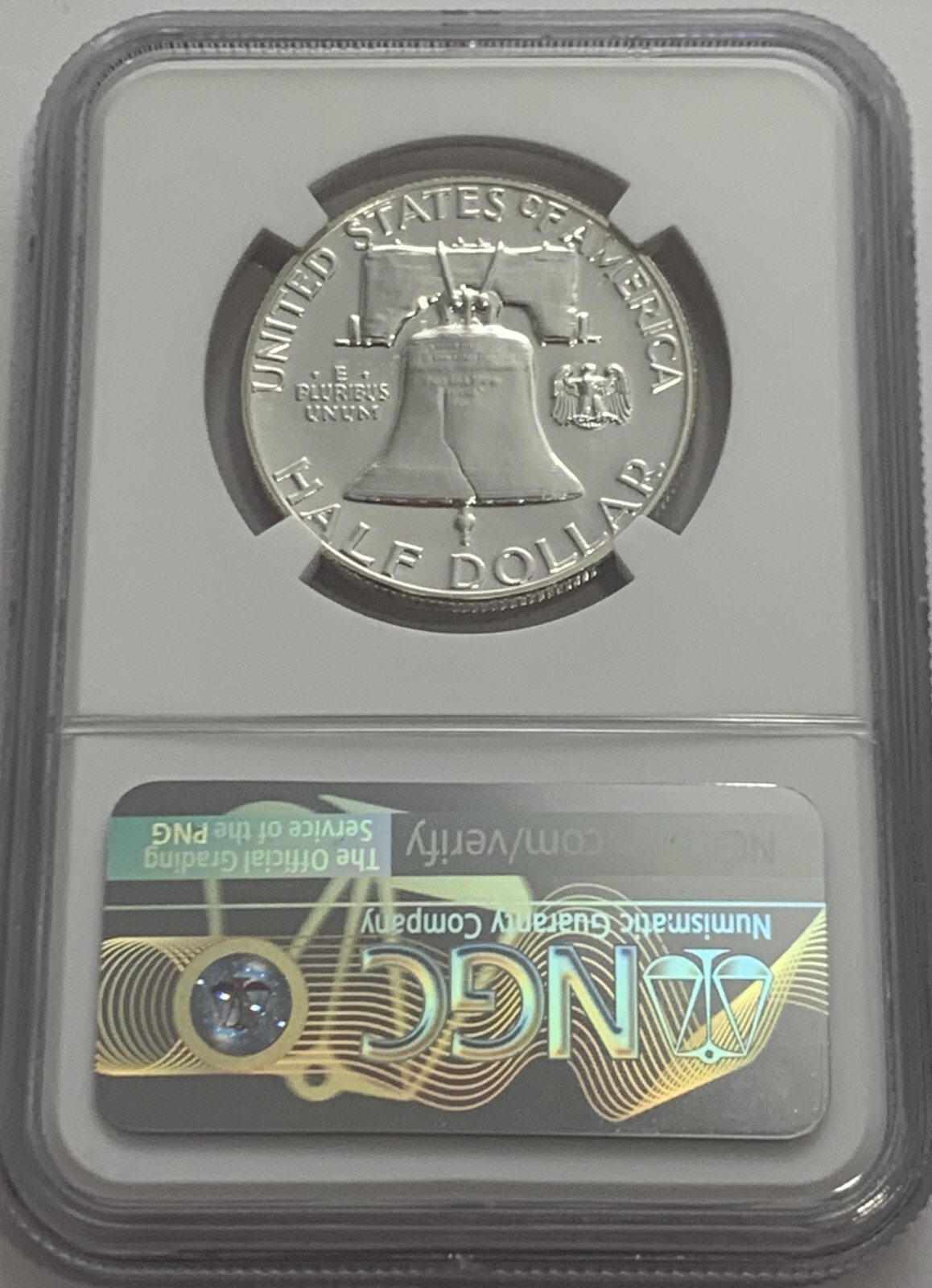1962 NGC PF69 PROOF FRANKLIN HALF DOLLAR 50c 90% SILVER WHITE LABEL