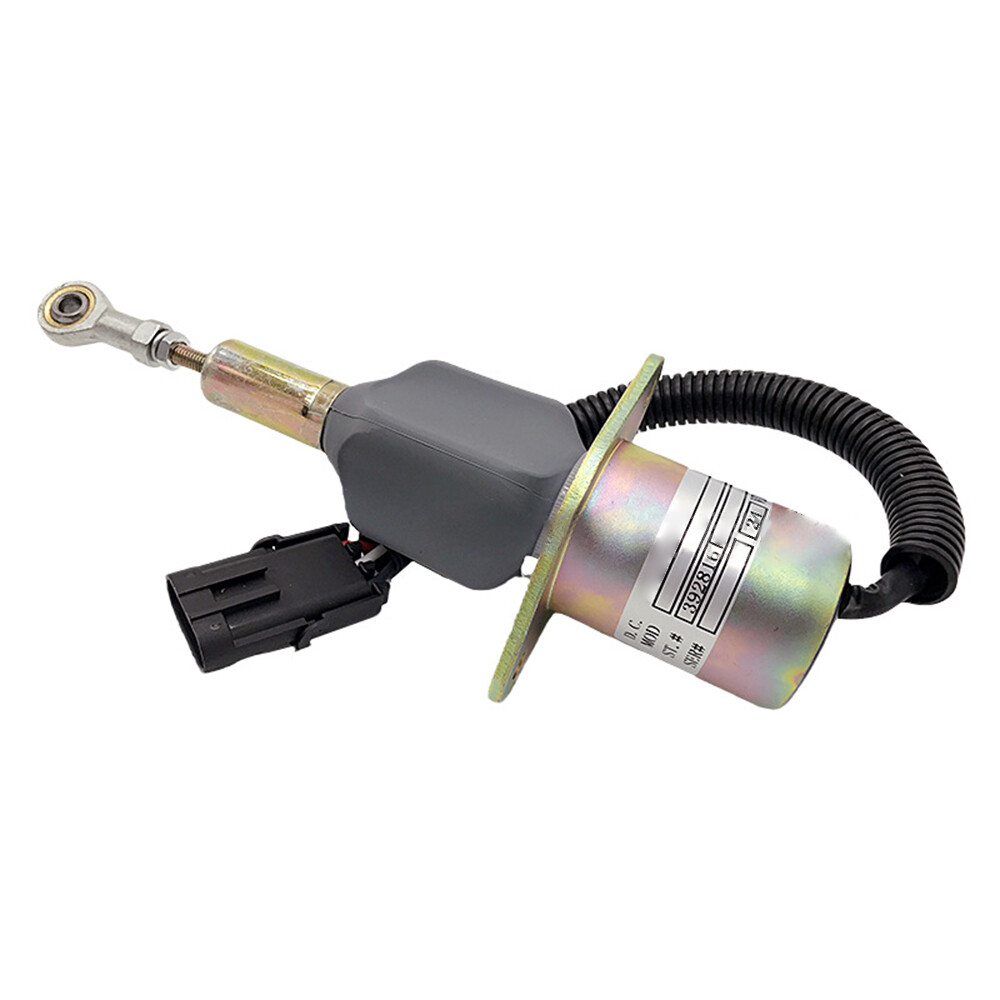 SA-4335-24 3928161 For Hyundai R290 6CTA 8.3L Fuel Shutoff Solenoid 24V