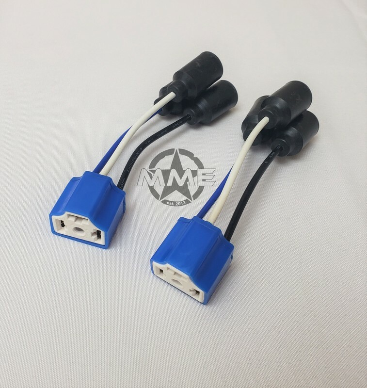 H4 HEADLIGHT PLUG ADAPTER TO FEMALE MILITARY PLUG M998 M923 M1078