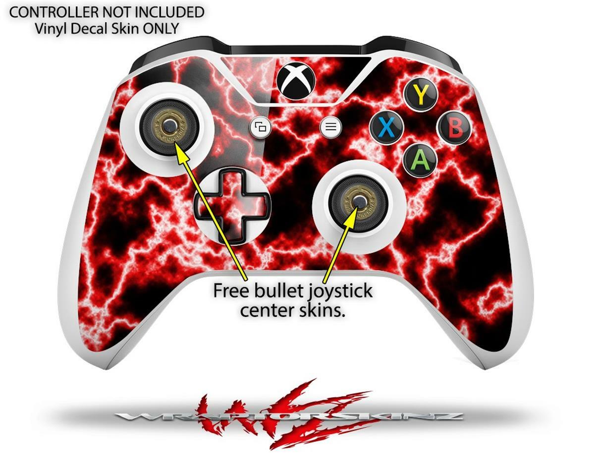 Skin XBOX One S Console Controller Electrify Red