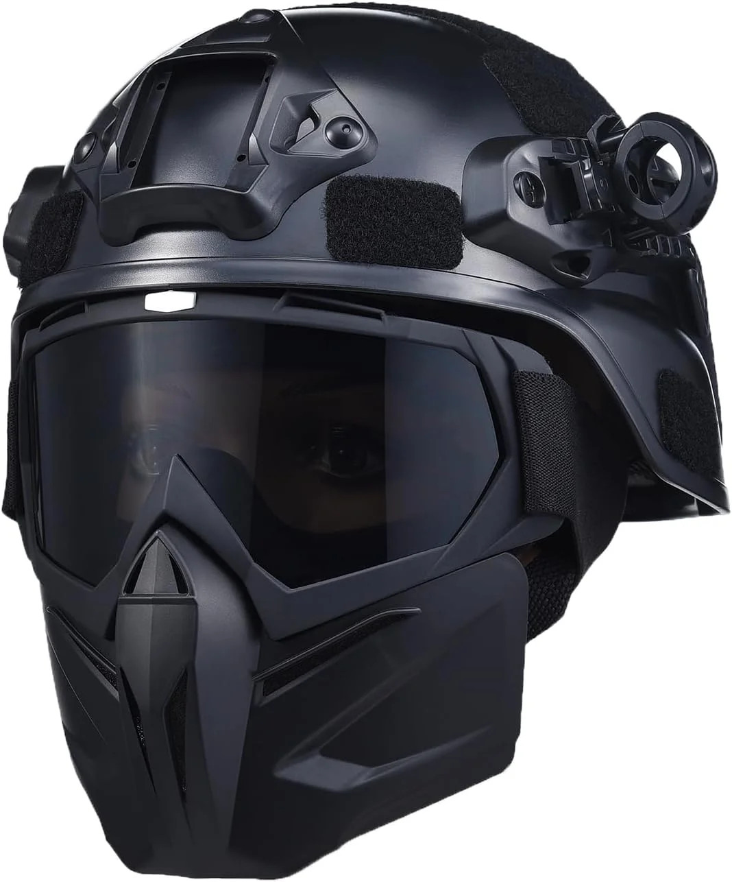 Airsoft Helmet and Mask, Tactical Full Face Skull Mask, Military Paintball Helme
