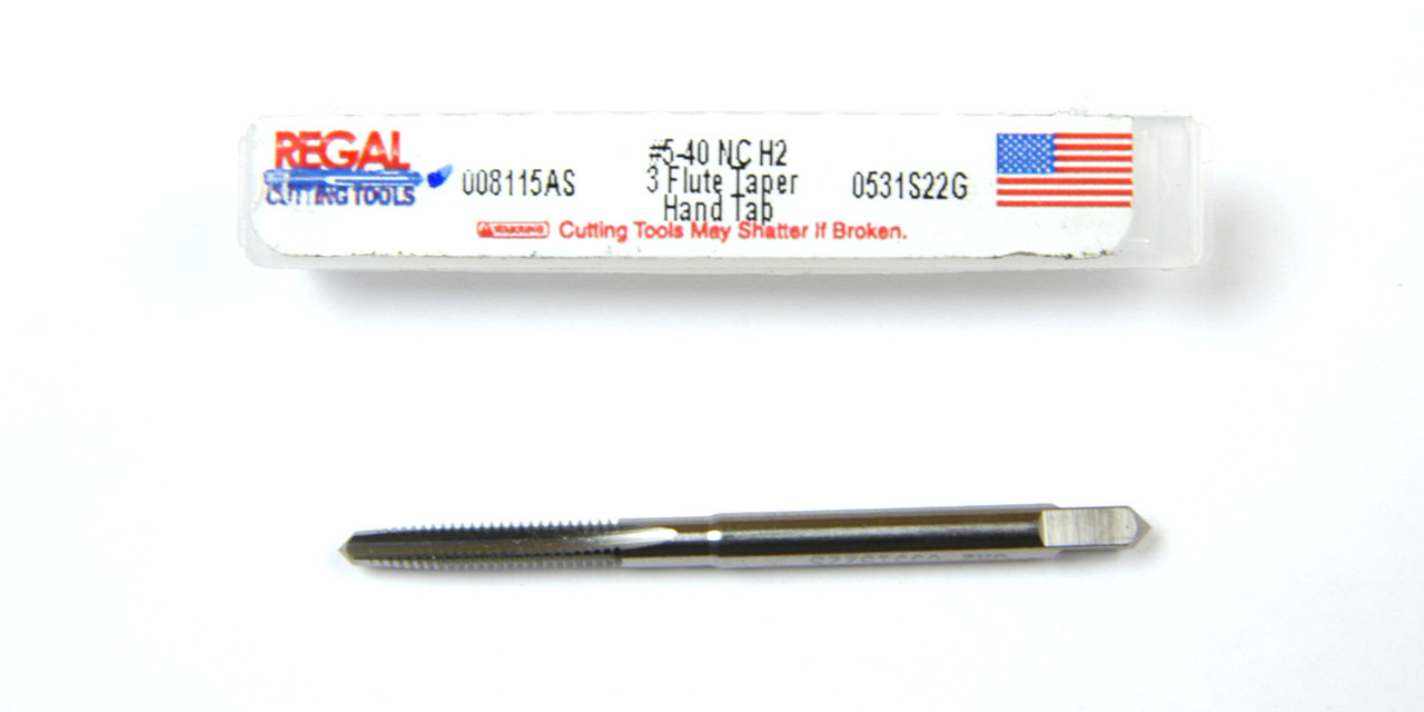 #5 X 40 NC HSG H2 3 FLUTE TAPER TAP (J-1-6-3-68)