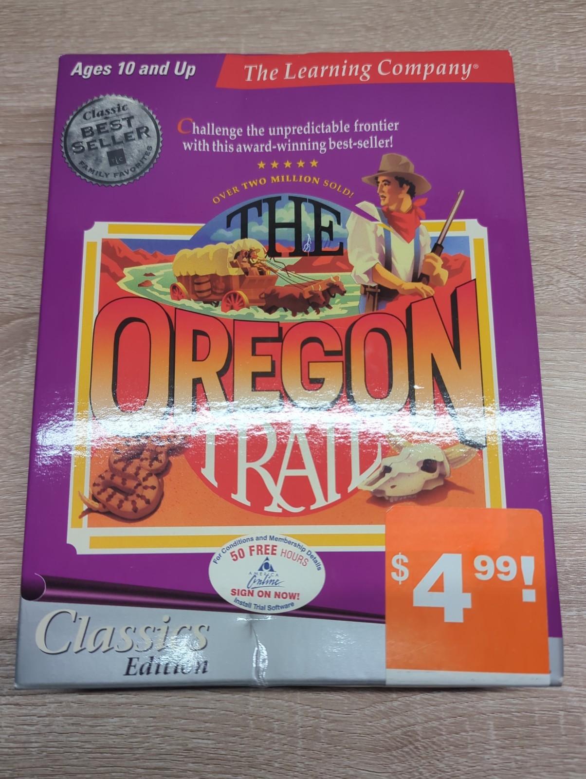 The Oregon Trail Windows Big Box Game CD-ROM Version  Mecc PC MAC Free Shipping
