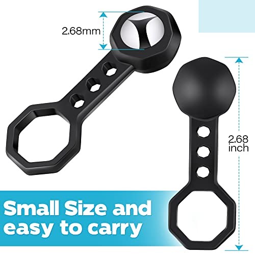 Dreyoo 2 Pcs Stud Finder Wall Scanner, Studball Magnetic Black