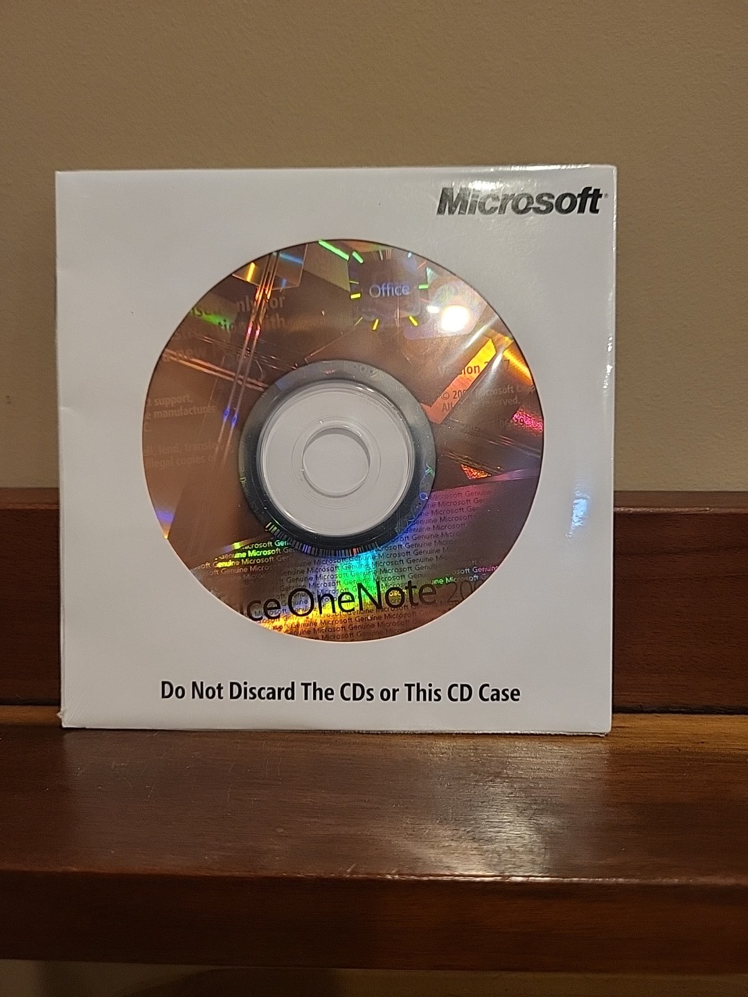 MICROSOFT OFFICE ONE NOTE 2007 New Sealed With Product Key