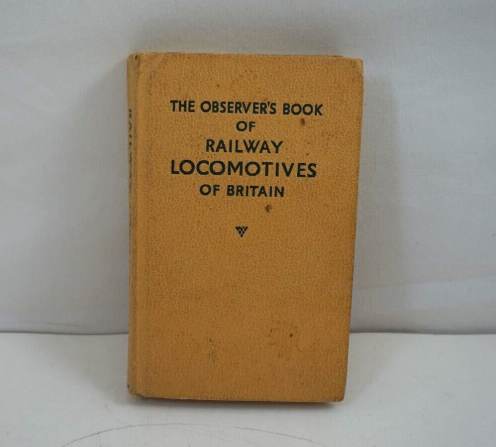 The Observer's Book Of Railway Locomotives Of Britain -Warne (Hardcover) Reprint