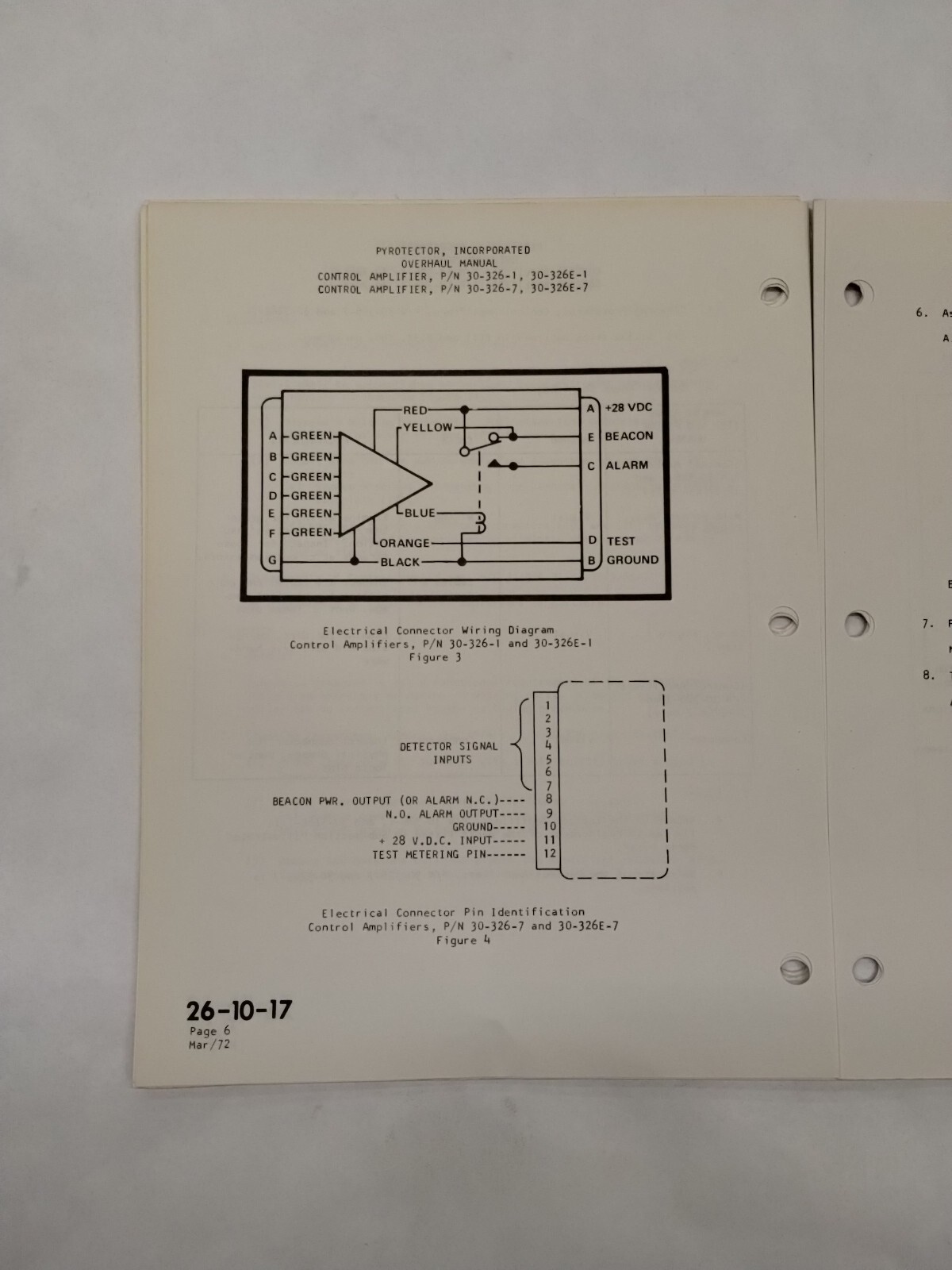 Pyrotector Incorporated Control Amplifiers Overhaul Manual-Original