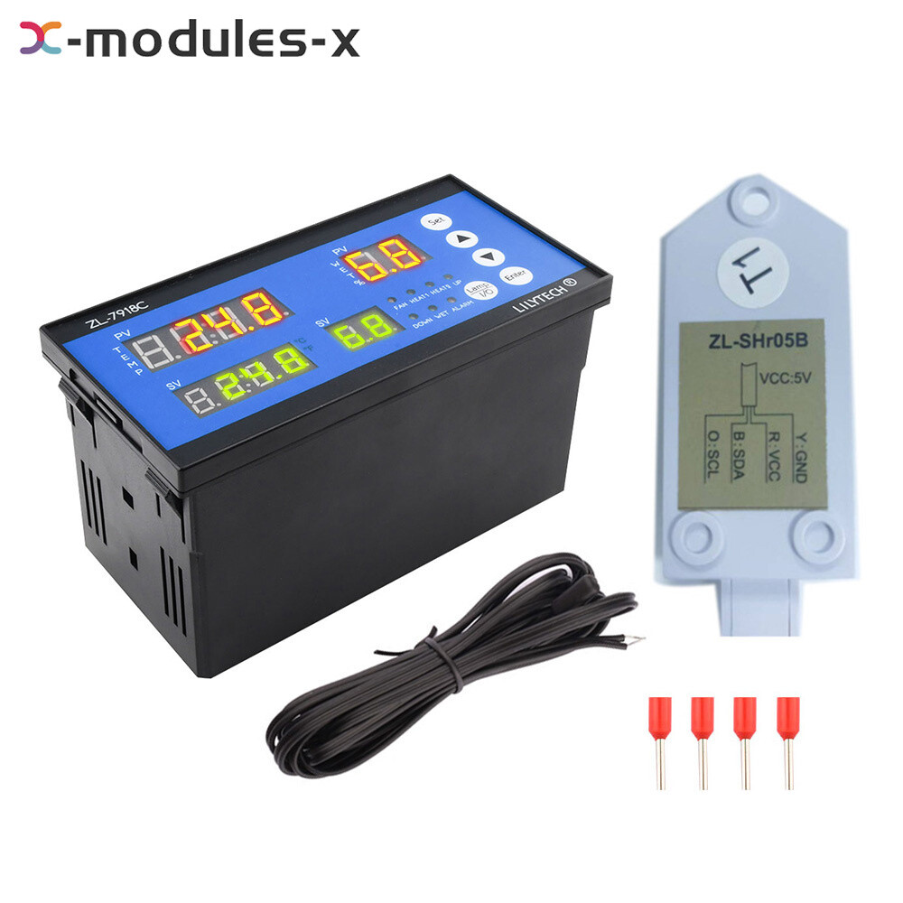 ZL-7918C Digital Temperature Humidity Controller Incubator Controller AC100~240V