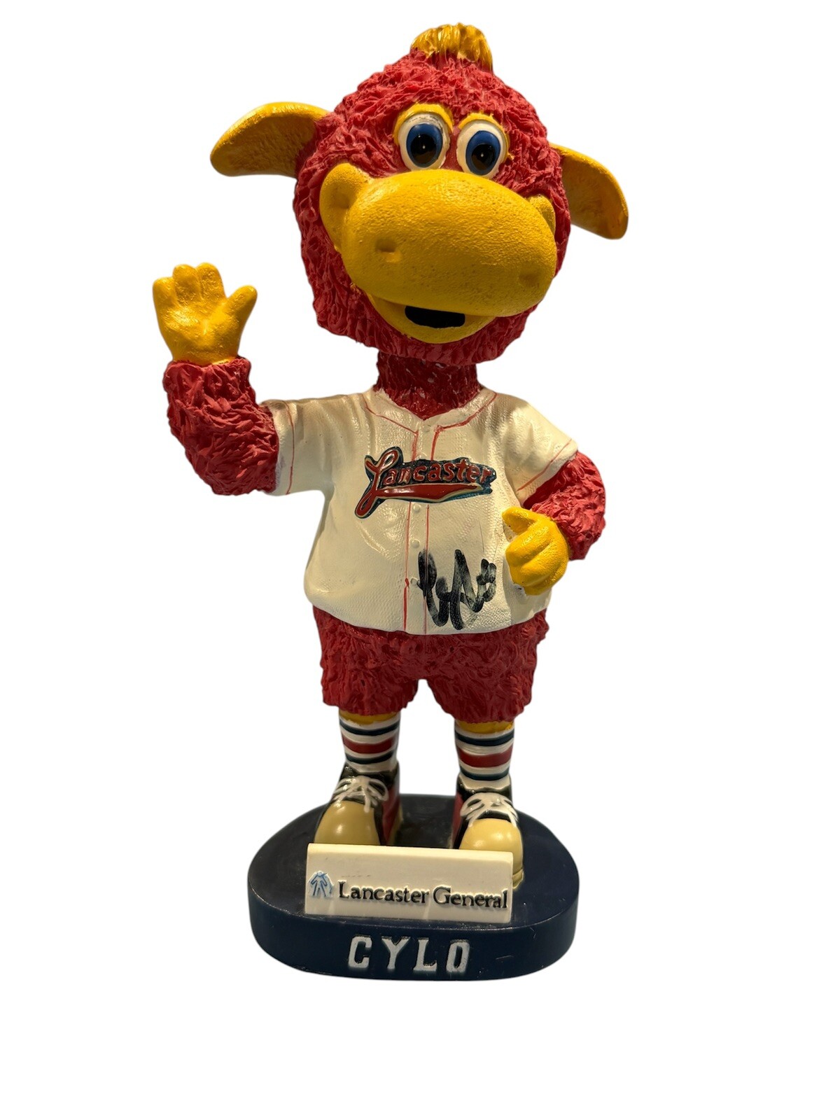 CYLO Lancaster Barnstormers Mascot BOBBLEHEAD SGA With Autograph !