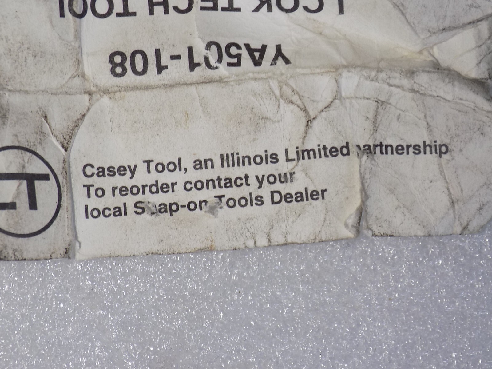 Snap-On/Casey Tool YA501-108 Lock Tech Tool