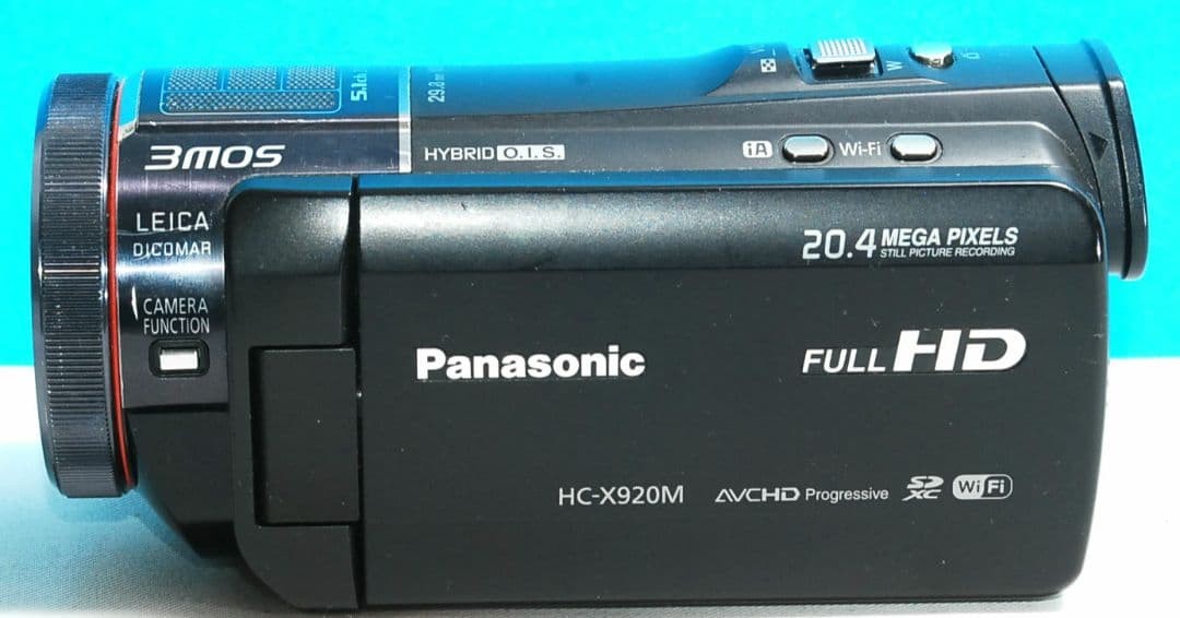 Panasonic HC-X920M Black Camcorder Video Camera Full HD 12x Zoom 3MOS Exc++++