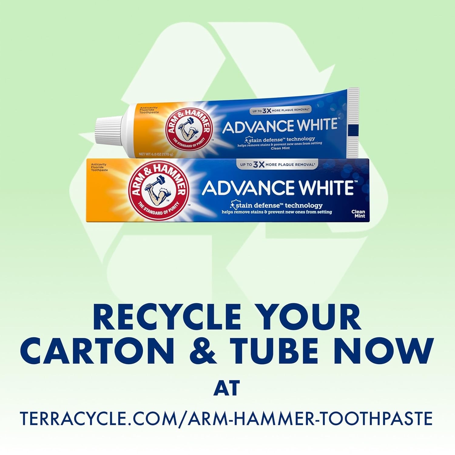 ARM & HAMMER Advance White Toothpaste, Teeth Whitening Baking Soda Toothpaste wi