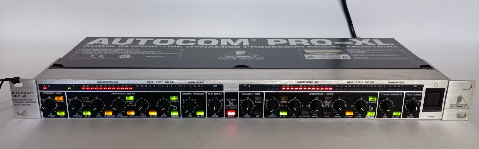 Behringer Autocom PRO-XL Processor MDX1600 - UNTESTED, Powers Up