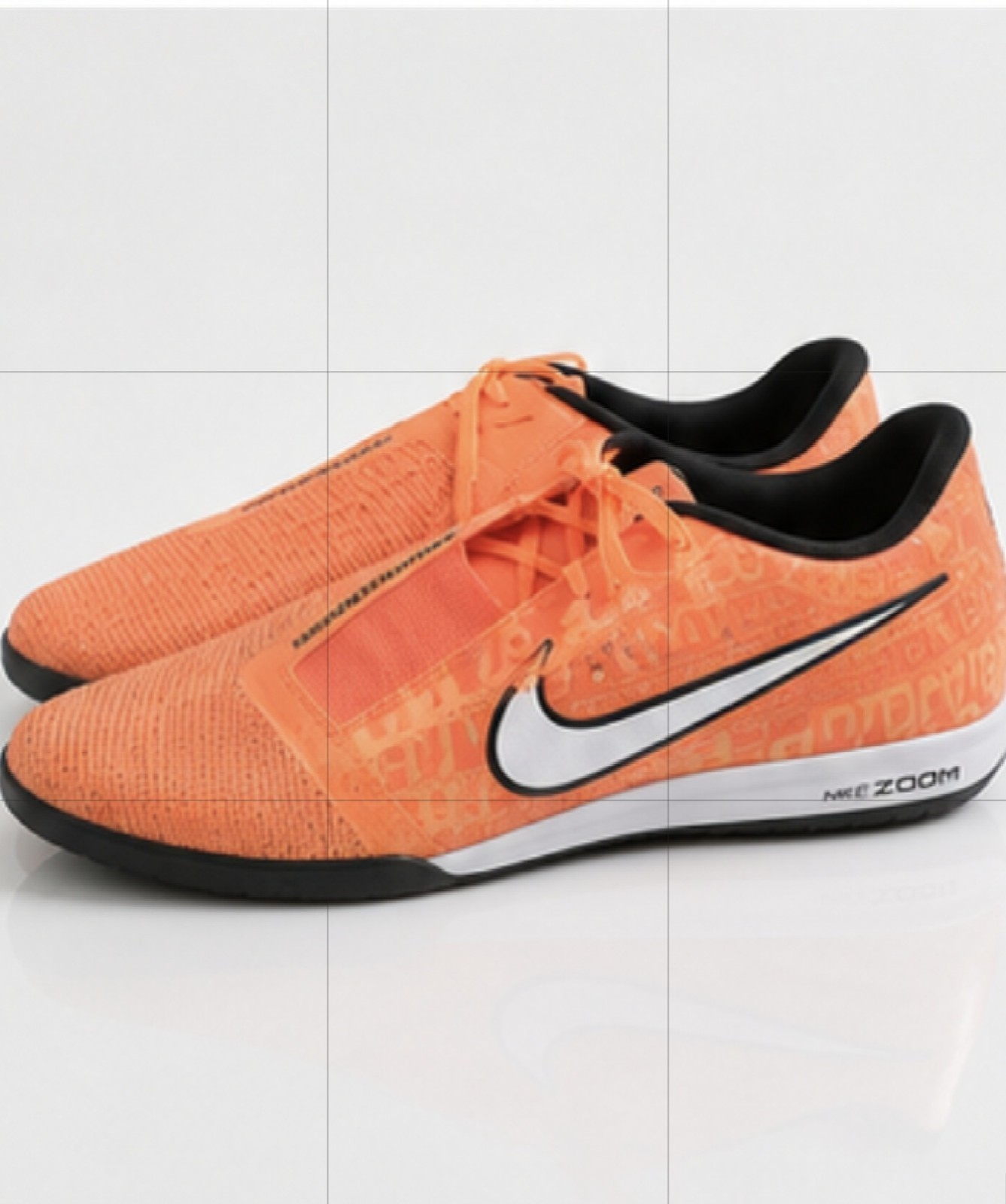 Nike Phantom Venom Men's Soccer Low Top Lace-Up Sneakers Orange Black White