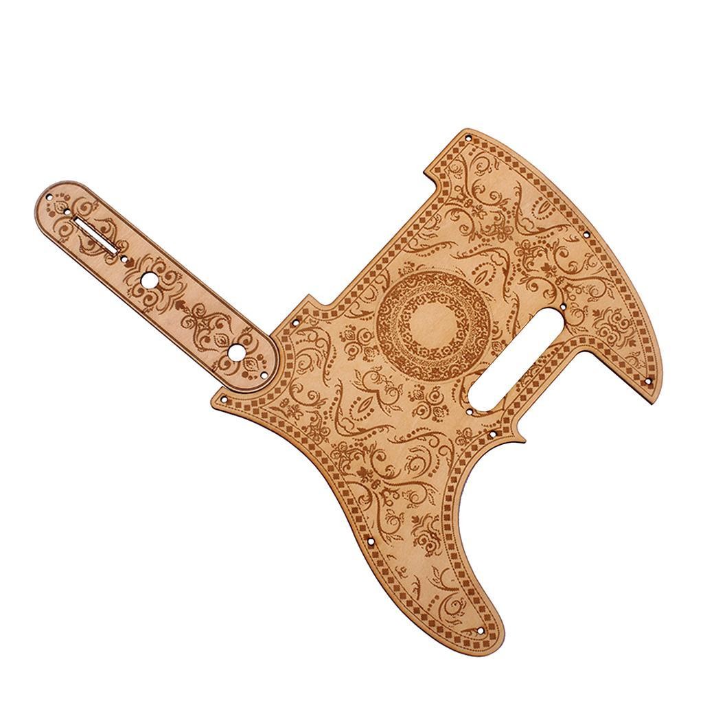 Maple Pickguard Scratch Plate for TEL Electric Guitar