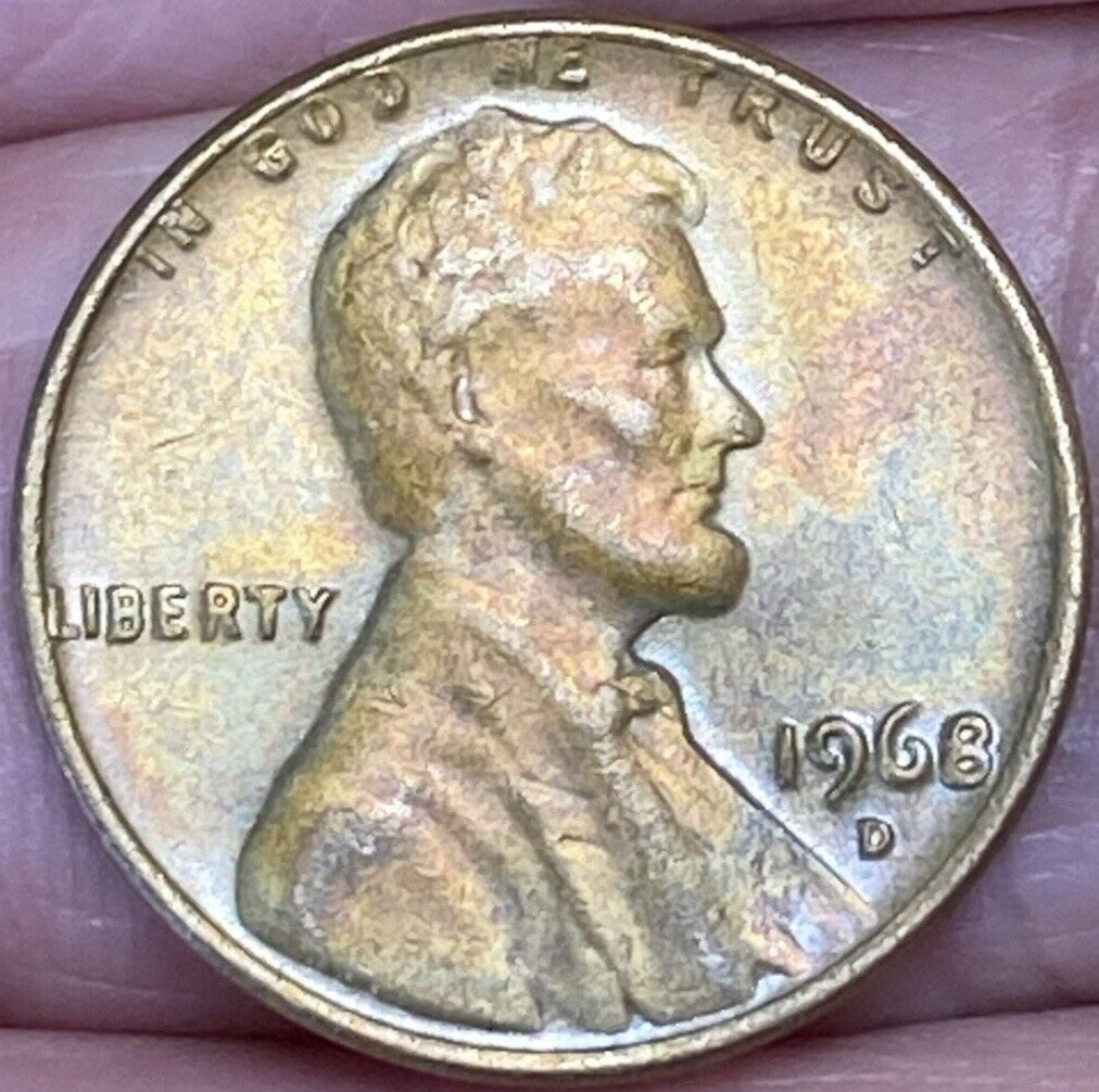 1968-D Lincoln Memorial Penny Brilliant Circulated Condition  #6