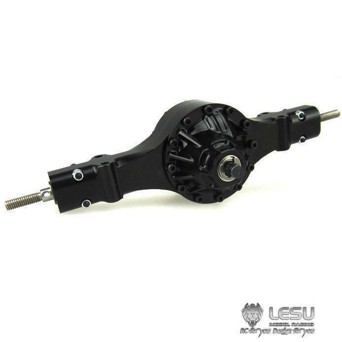 LESU Metal Differential Speed Rear Axle for 1/14 Tamiye Model RC Tractor Truck
