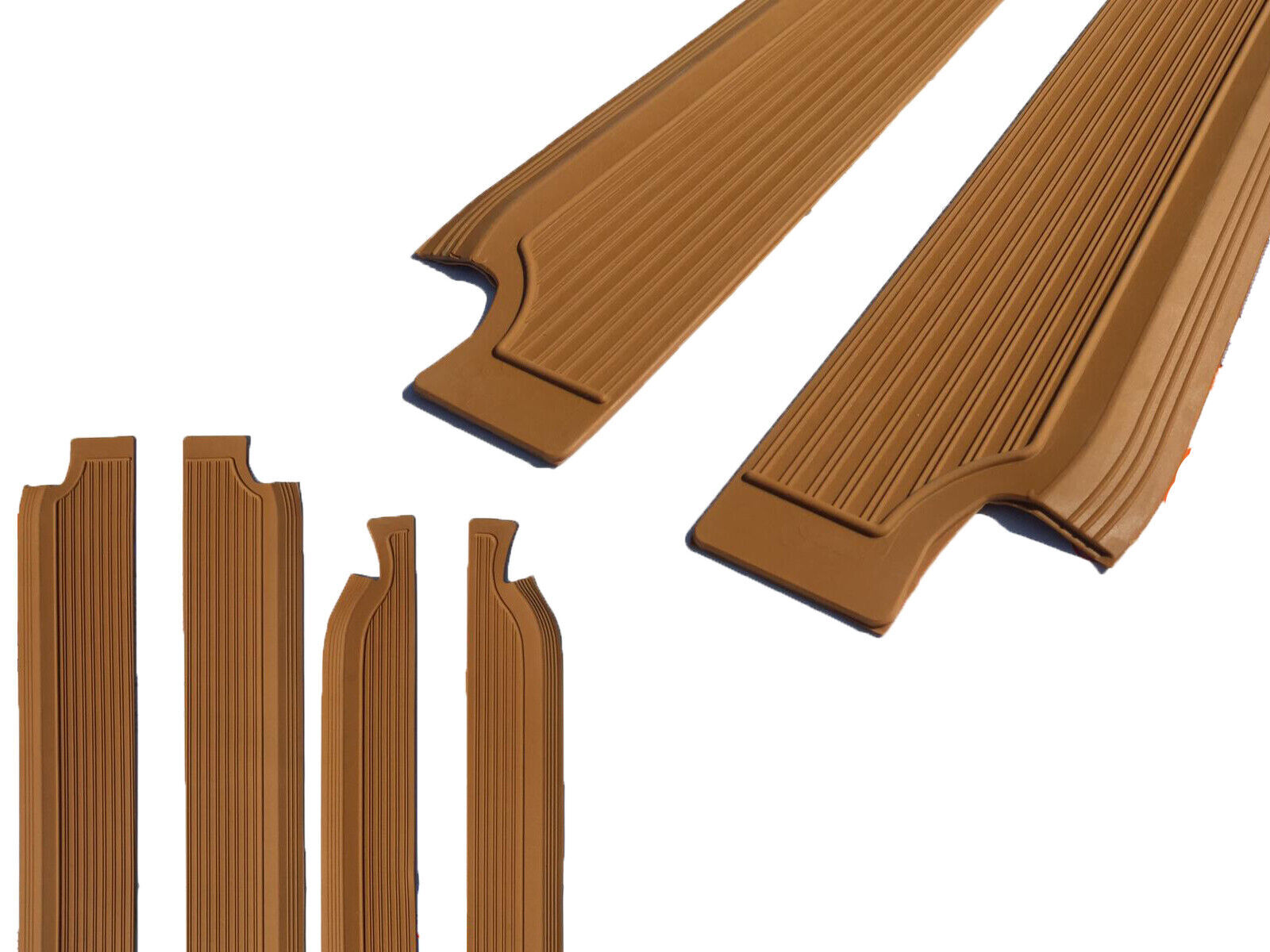 For Mercedes W108 W109 Door Sill Plate Rubber Cover Set of 4 PALOMINO 280 SE SEL