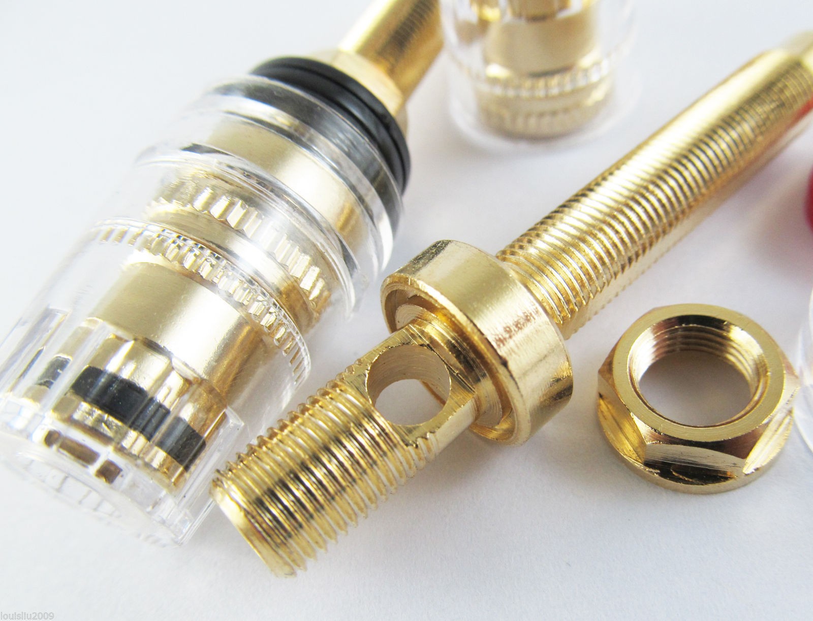 10pcs  AMP Terminal Binding Post Audio Connector Speaker Cable Amplifier