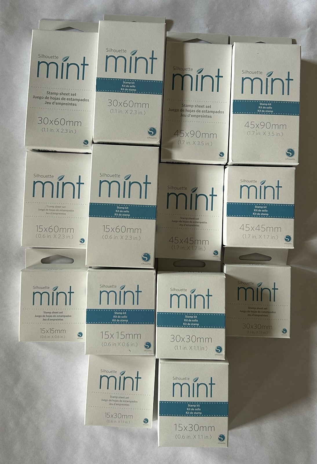 Silhouette Mint Custom Stamp Maker Machine NEW W/ EXTRAS See Description