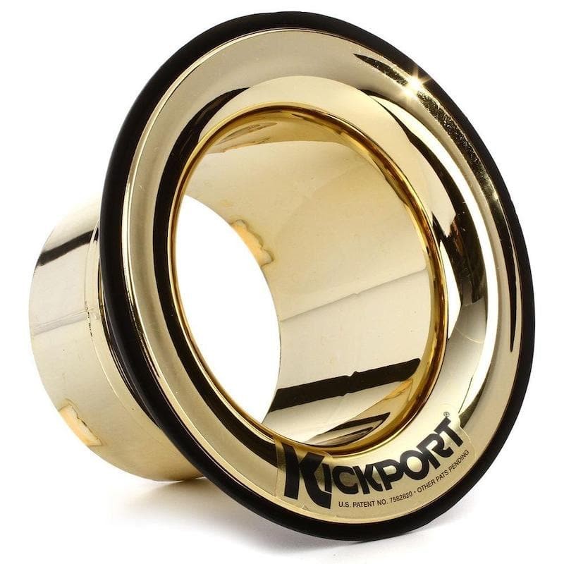 Kickport Sonic Enhancement Bass Drum Port Insert Gold