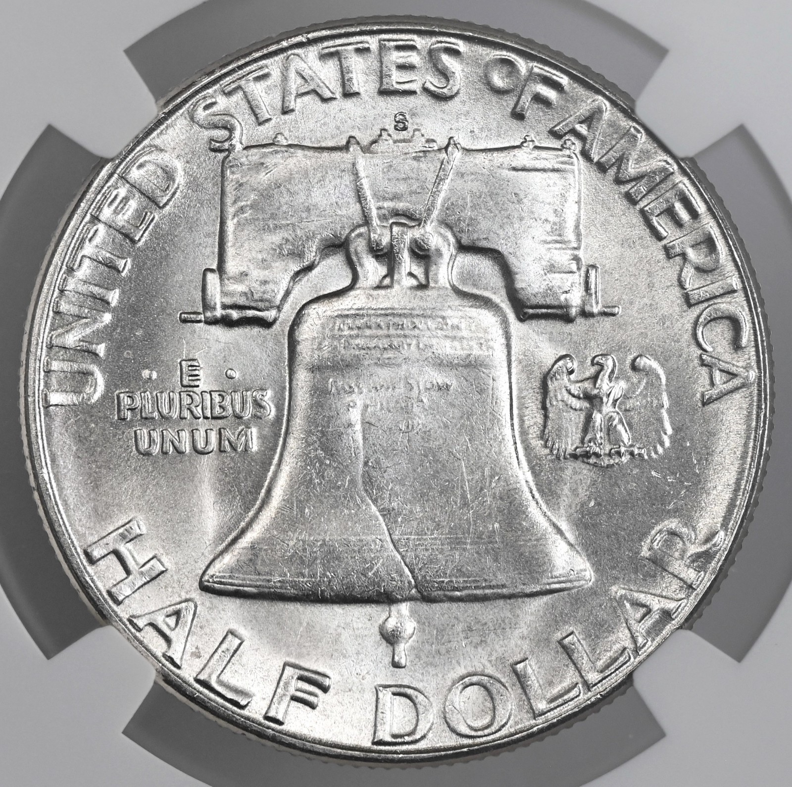 1954-S 50C FRANKLIN SILVER HALF DOLLAR "SAN FRANCISCO" NGC MS64 #8137959-083