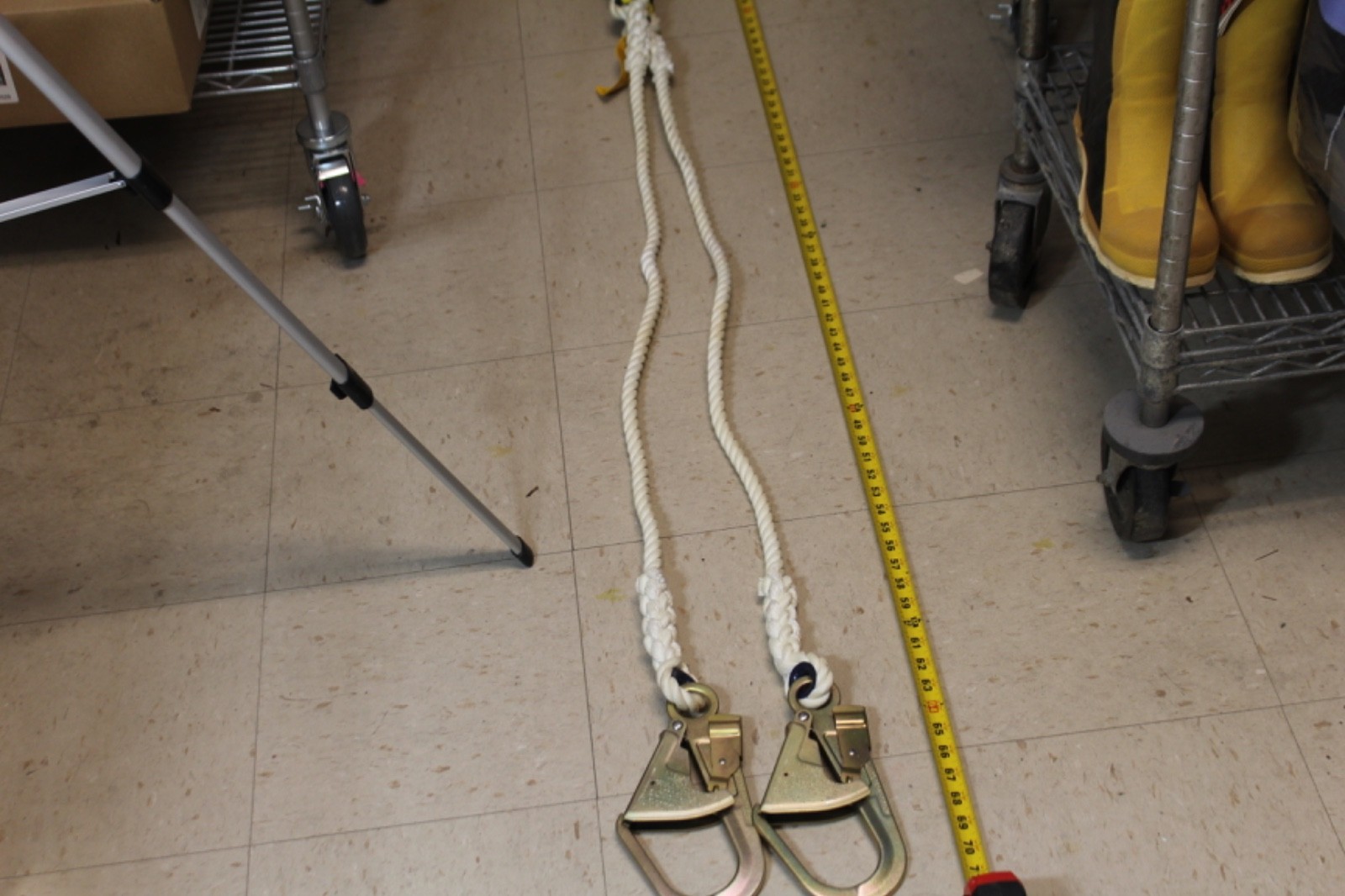 DBI-SALA  EZ-Stop 2 point rope Tie-Off Shock Absorbing Lanyard New Sealed