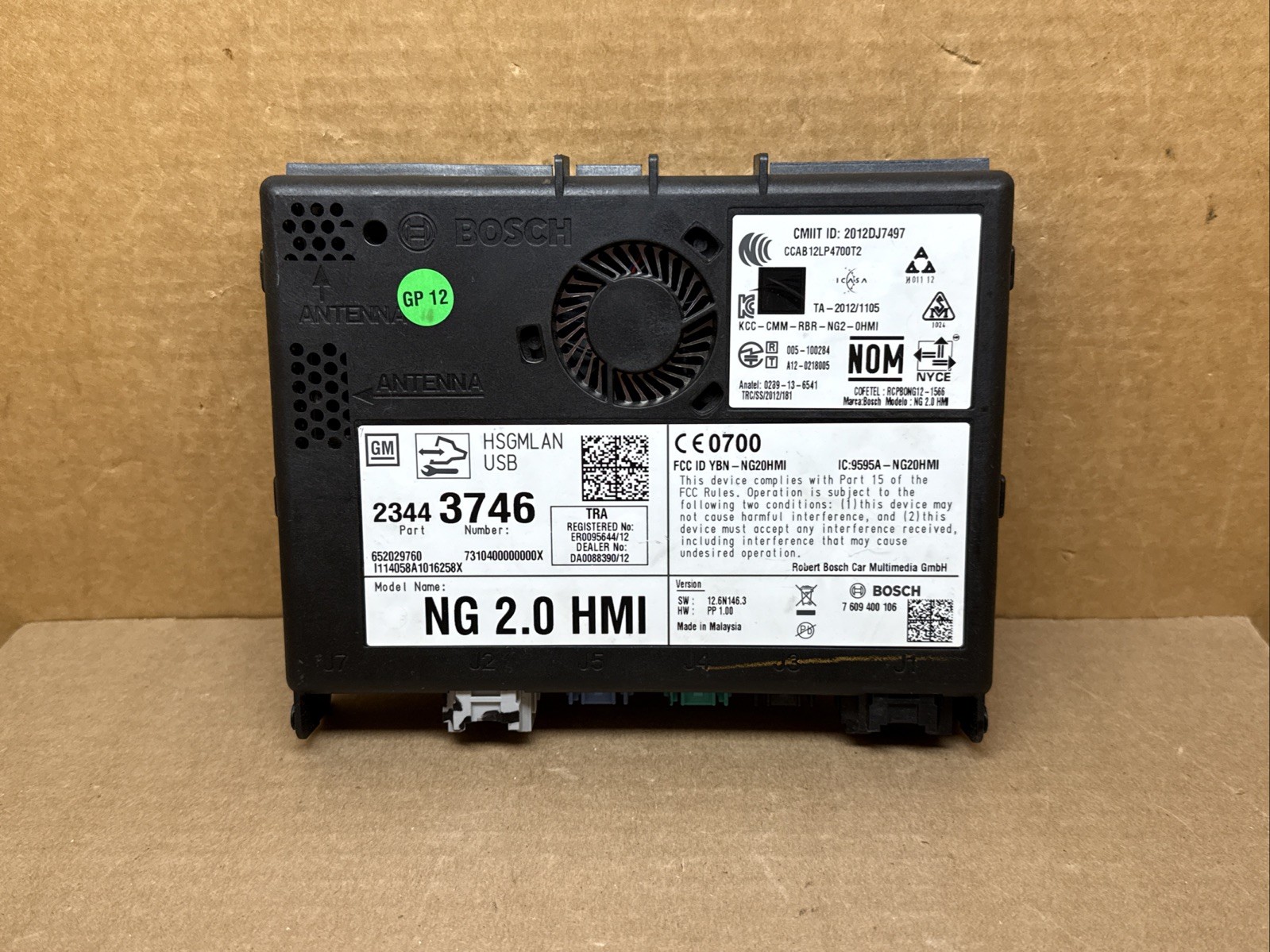 GM HMI Human Machine Interface Control Module 23443746