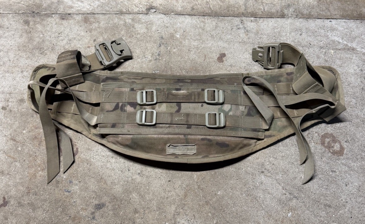 US Army Large Rucksack Waist Belt Hip Belt OCP Multicam Molle II Woodland