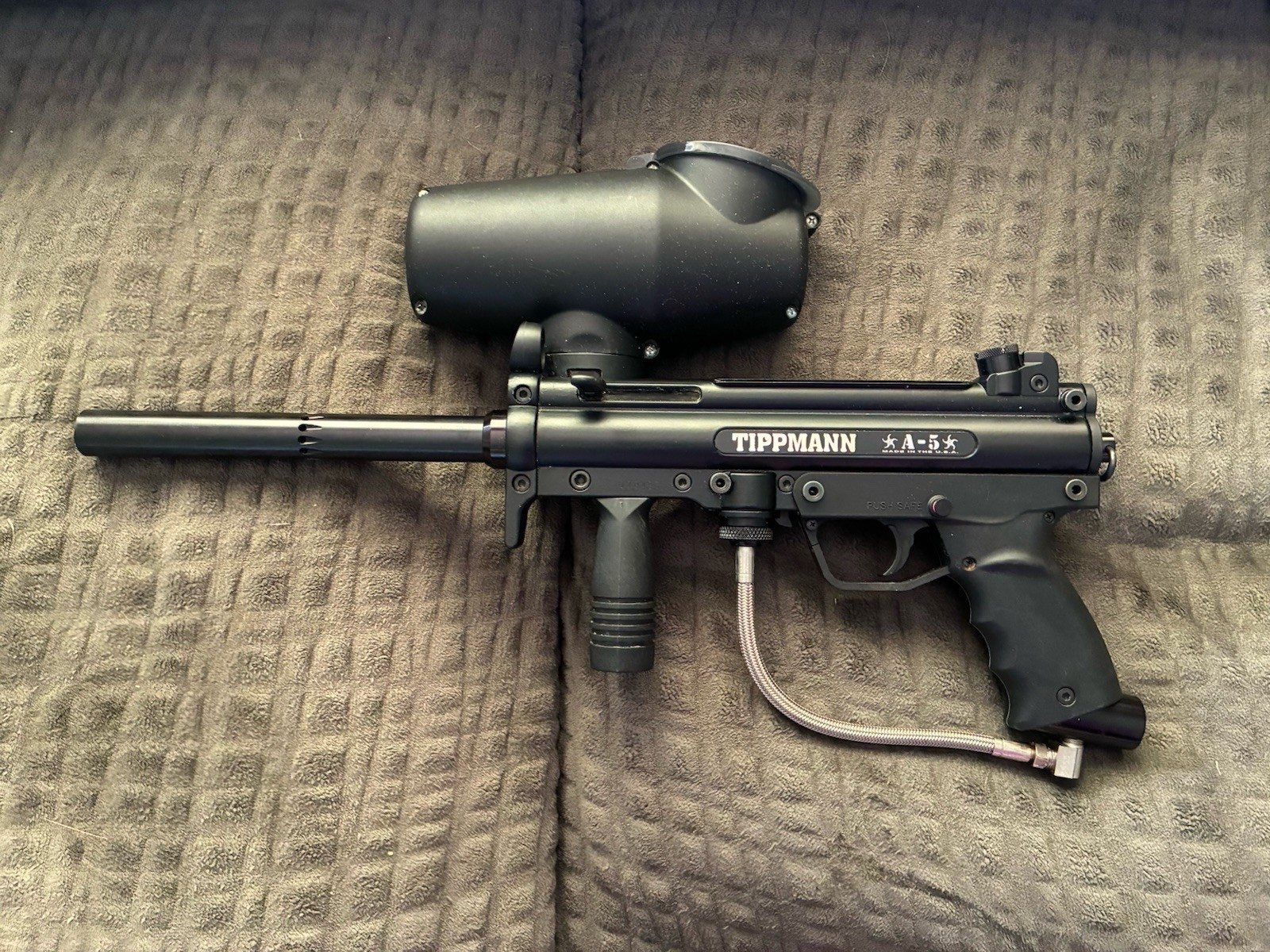 Used Tippmann A5 Paintball Gun & Barrel