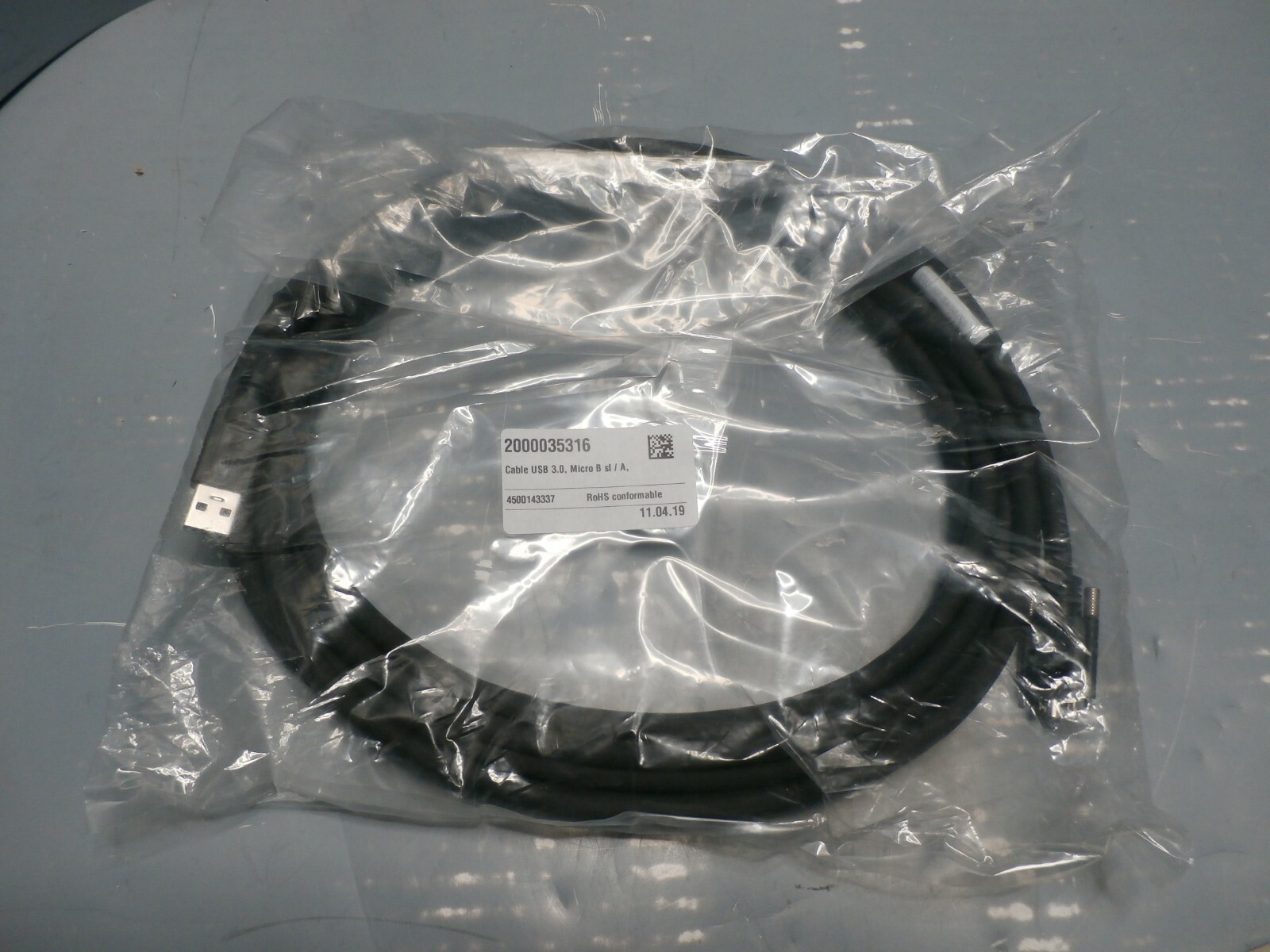 New Basler 2000035316 Specialized Cables Cable USB 3.0, Micro B sl / A, DrC, 5 m