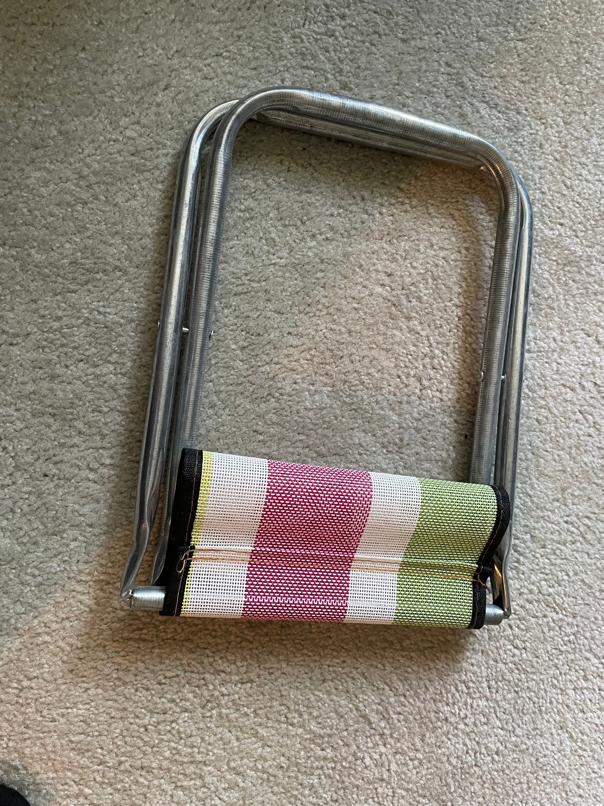Mini Retro Folding Camping Foot Aluminum Stool