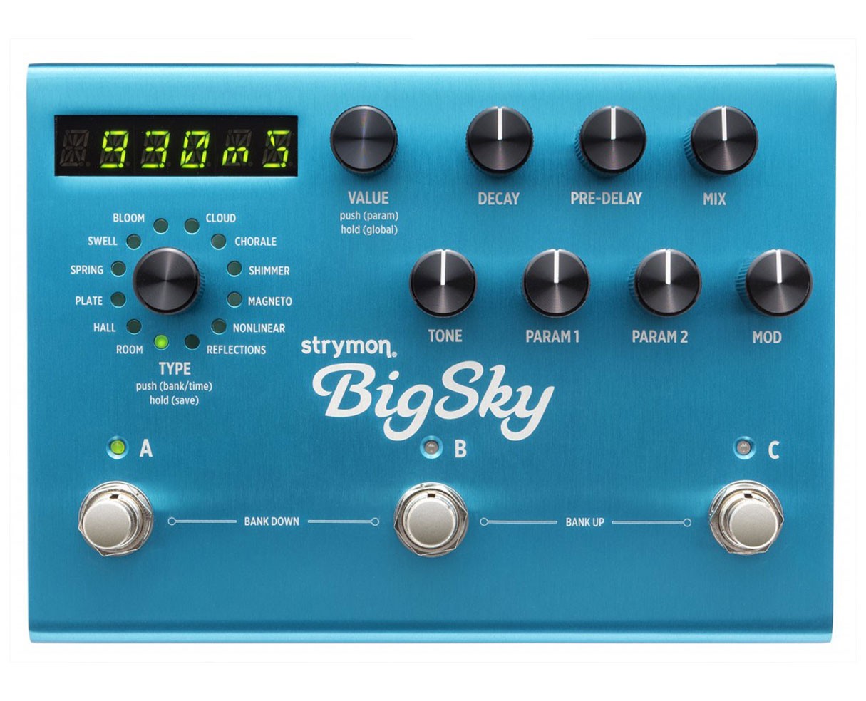 Strymon BigSky Multi-Reverb Effect Pedal - Used