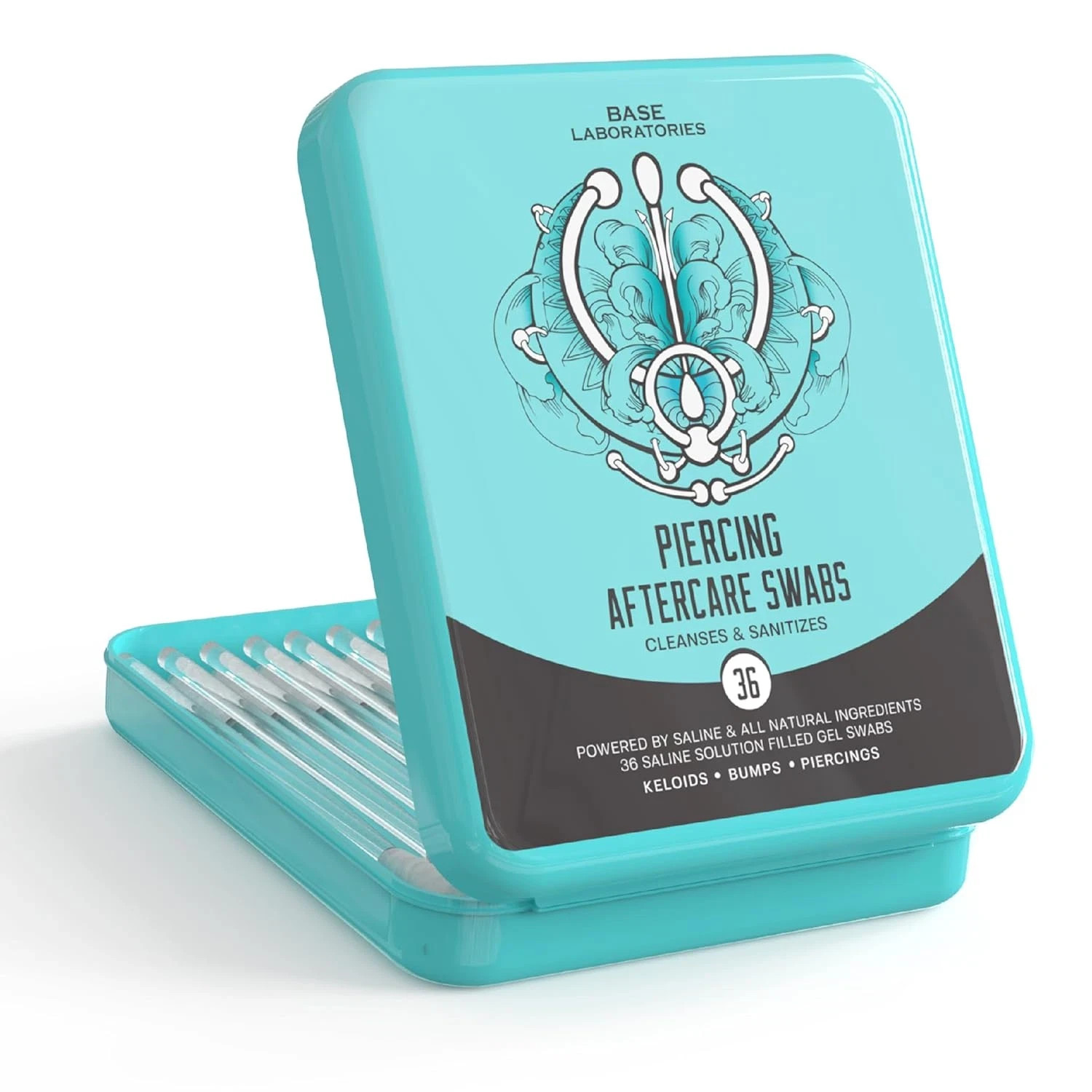 Base Labs Keloid Bump Removal Gel Swabs | Piercing Aftercare Gel Swabs