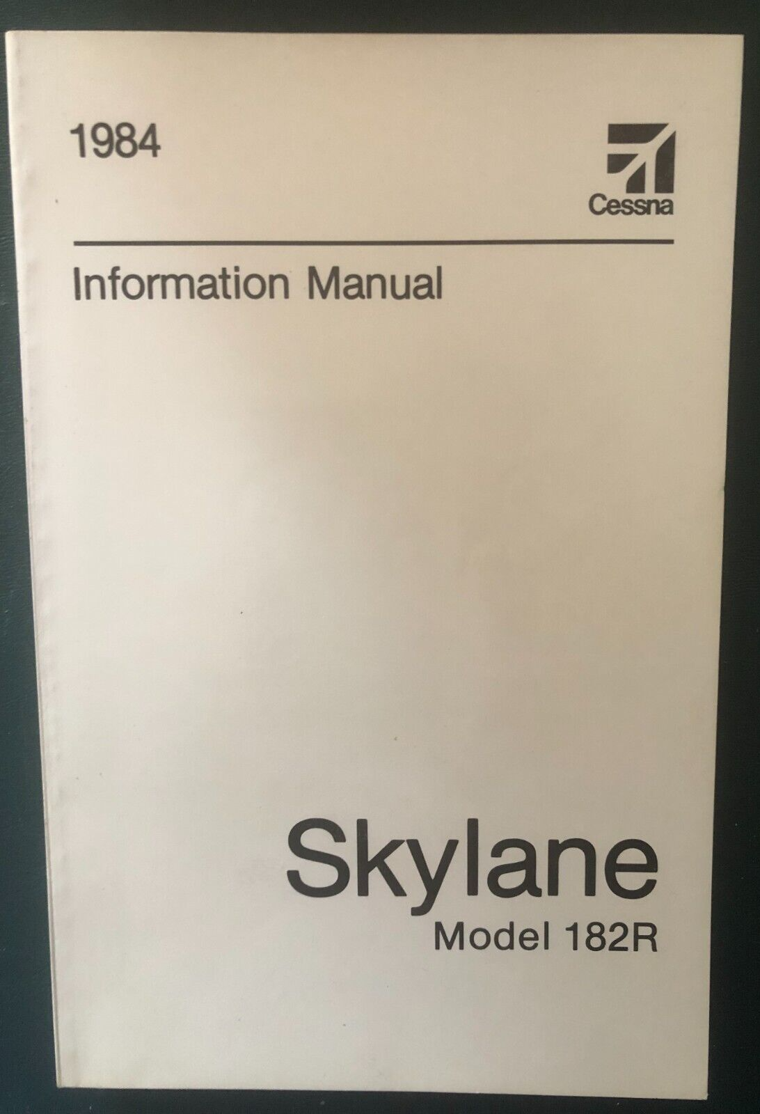 Cessna Pilot Information 182R Skylane 1984